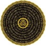 Картина за номерами Strateg Здоров'я мандала сугестивна (40х40 см) (3 Mandala health)