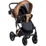 Коляска 2 в 1 Bair Polo (Cooper) шкіра 100% 28C бронза (перламутр): Стать дитини Унисекс