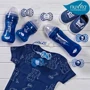 Бутылочка Nuvita для кормления Mimic Cool 330 мл 4+ антиколиковая темно-синяя (NV6052NIGHTBLUE) фото 8