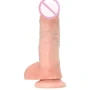 Фаллоимитатор на присоске King Cock 8, 20x5 см, телесный