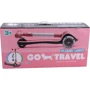 Cамокат GO Travel складной, розовый: Тип тормоза ножной
