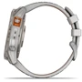 Смарт-часы Garmin Fenix 7X Pro Sapphire Solar Titanium with Fog Gray/Ember Orange Band (010-02778-15): Особенности Тактические, Гибридные, Барометр, Фонарик, Бесконтактная оплата, MP3-плеер, Водонепроницаемые, Большой экран, Металлический корпус, С сапфировым стеклом, Солнечная батарея, С большой автономностью