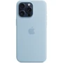 Чехол для iPhone Apple iPhone 15 Pro Max Silicone Case with MagSafe - Light Blue (MWNR3ZM/A): Цвет голубой