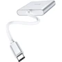 Адаптер Hoco Adapter HB14 USB-C to USB3.0+HDMI+USB-C PD Silver: Дополнительные разъемы USB-C, HDMI, USB 3.0