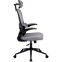 Кресло GT Racer B-5880 Black/Gray: Материал обивки С сеткой