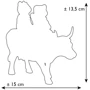 Коллекционная статуэтка Cow Parade Teddy Bears on the Moove Size M корова 15х5х13.5см (47763) фото 2