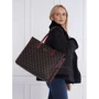 Женская сумка тоут GUESS SILVANA TOTE темно-коричневая (HWQB8665230-BGO): Пол Женский