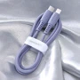 Кабель Baseus Cable USB-C to Lightning Colorful 18W 1.2m Purple (CATLDC-05) фото 6