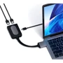 Адаптер Satechi Adapter Dual USB-C to 2xHDMI+USB-C Space Gray (ST-TCDHAM): Інтерфейс підключення USB-C