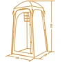 Аксессуар для биотуалетов Тент для туалета Кемпинг WC-TENT