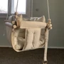 Качели детские Infancy Галетная тканевая подвесная натуральная