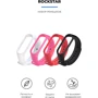 Ремінець TPU Case RockStar White/Pink/Red/Black for Xiaomi Mi Smart Band 3/4