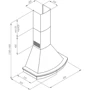 Вытяжка Perfelli K 614 Black Country LED фото 6