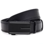 Чоловічий ремінь Borsa Leather чорний (115v1genav35-black)