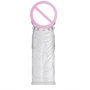 Насадка на член LYBAILE Super Silikon Penis Sleeve Clear