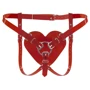 Трусики Сердце для страпона Feral Feelings - Hearts Strap-on Belt Red