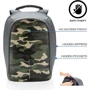 XD Design Bobby Anti-Theft Backpack Camouflage Green (P705.657) for MacBook 13-14" фото 10