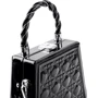 Женская сумка-сэтчел Valiria Fashion черная (ODA28433-2): Тип ручки Со съемным ремнем, Плечевой ремень, На цепочке, Короткая ручка