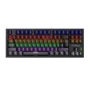 Клавиатура Vinga KBGM-110 87 key LED Blue Switch USB Black (KBGM-110 Black): Интерфейс подключения USB