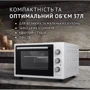 Електрична духовка настільна PERFELLI SIERRA 37 WHITE: Об'єм, л 37