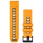 Ремешок Garmin QuickFit 26mm Watch Bands Spark Orange/Graphite Silicone (010-13393-01)