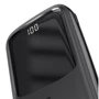 Внешний аккумулятор Baseus Power Bank 10000mAh with USB-C Cable Q Pow Display 15W Black (PPQD-A01): Особенности Встроенный кабель, С дисплеем, Индикатор заряда, быстрая зарядка