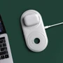 Зарядное устройство Baseus Wireless Charger Planet White (WXPL-B02) for Smartphones and Apple Watch фото 7