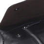 Мужская сумка планшет Borsa Leather черная (K15103-black): Тип ручки Плечевой ремень, Без ручки