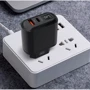 Зарядное устройство XO Wall Charger USB+USB-C PD/QC3.0 18W Black (XO-L42): Кабель в комплекте отсутствует
