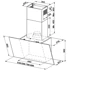 Витяжка Faber Daisy EG6 BK A55 (110.0371.514): Тип фільтра повітря Отвод