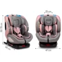 Автокрісло MoMi Tordi ISOFIX Pink (Hnrt_4535): Група 0/1/2/3 (с рождения до 36 кг)