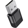 Адаптер Borofone Adapter BV18 USB2.0 to USB-C Black: Цвет черный
