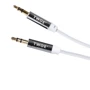 2E аудіо (jack 3.5мм-M / jack 3.5мм-M), Coiled 1.8м, White 2E-W3539wt фото 2