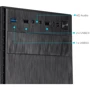 Корпус QUBE QBG10M 400W Black (QBG10M_MN4U3): Типоразмер Midi-Tower