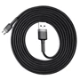 Кабель Baseus USB Cable to microUSB Cafule 2m Black (CAMKLF-CG1) фото 3