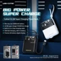 Зовнішній акумулятор WK Wekome Power Bank 10000mAh Super Charging PD20W+22.5W White+Clear (WP-309): Ємність батареї, мАг 10000