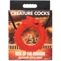 Эрекционное кольцо Creature Cocks Rise of the Dragon Silicone Penis Ring - Red