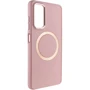 Чехол для телефонов TPU Case Bonbon Metal Style with MagSafe Light Pink for Samsung A155 Galaxy A15 4G / A156 Galaxy A15 5G / M156 Galaxy M15 5G