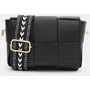 Женская сумка через плечо Borsa Leather черная (K12118bl-black): Пол Женский