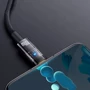 Кабель Baseus USB Cable to USB-C Explorer Series Auto Power-Off 100W 1m Black (CATS000201) фото 7