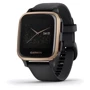 Смарт-часы Garmin Venu Sq Music Edition Rose Gold Aluminum Bezel with Black Case and Silicone (010-02426-05/15)
