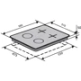 Варочная поверхность Ventolux HG622 B9G RCS (BK): Конфорок Hi Light 2