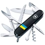 Мультитул Victorinox Huntsman Ukraine 91мм/15 функций/черный /Флаг Украины (1.3713.3_T1100u)