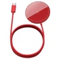 Зарядний пристрій Baseus Wireless Charger MagSafe Simple Mini 15W Red (WXJK-H09) для iPhone 16 I 15 I 14 I 13 I 12 series: Тип беспроводное