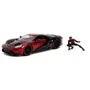 Машина Jada Spider-Man Форд GT 2017 металлический с фигуркой Майлза Моралеса 1:24 (253225008): Серия Marvel