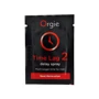 Пробник Спрей-пролонгатор Orgie Time Lag 2 Delay Spray, 1 мл, без анестетиков, с экстрактом дамианы