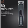 Braun BG3340: Зона применения Для лица, Для тела