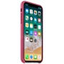 Чехол для iPhone Apple Leather Case Pink Fuchsia (MQTJ2) for iPhone X: Тип чехла накладка на заднюю часть
