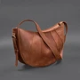 Женская сумка хобо BlankNote Круассан светло-коричневая (BN-BAG-12-k-kr): Тип Сумки