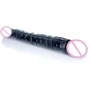 Двойной фаллоимитатор Boss Series: Flexible Double Dong Black, BS6700089